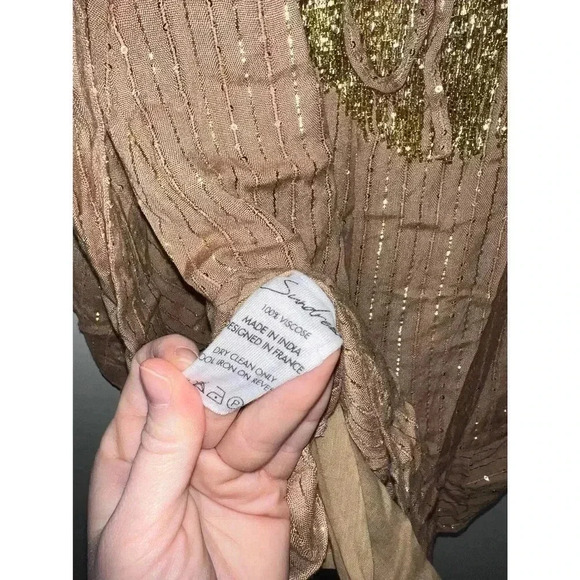 SUNDRESS dress with beads size xs/small - Picture 5 of 12